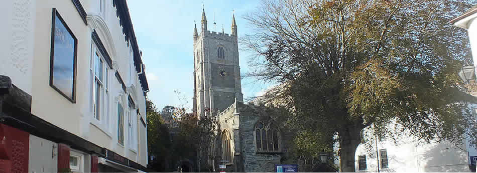 The Parish Church at Fowey