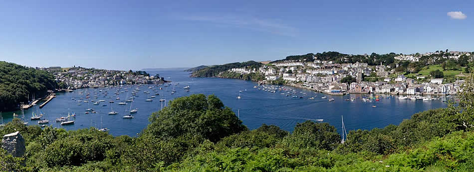 Fowey Estuary looking out to sea (photo by kind permission of Paul Jenkins)